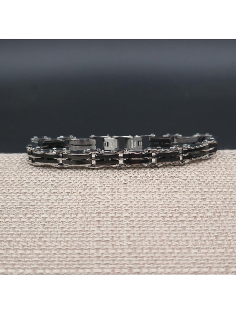 8 Inch Stainless Steel Unisex H-Link Chain Bracelet A7320